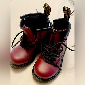 Brand new without tags toddler Dr Martin books in maroon color - size 7T
